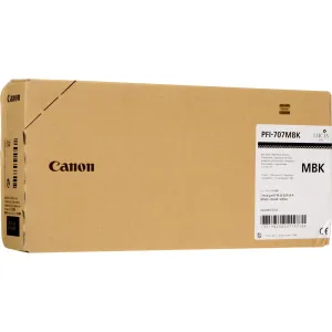 Canon PFI-707MBK, 9820B001 matná čierna (matte black) originálna cartridge