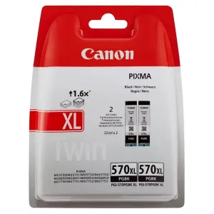 Cartridge Canon PGI-570XL PGBK, PGI-570XLPGBK, 0318C007, Twin-Pack - originálny (2x Čierna)