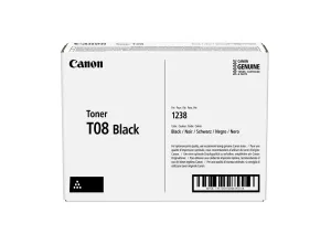 Canon originál toner T08 BK, 3010C006, black, 11000str