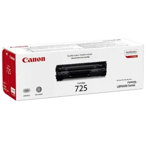 Canon originál toner 725 BK, 3484B002, black, 1600str