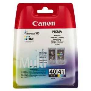 MultiPack CANON PG-40, CL-41 - originálna cartridge, čierna + farebná, 1x16ml/1x12ml multipack #2266237