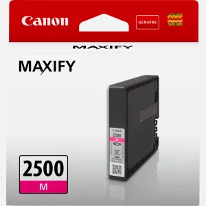 Canon originálna cartridge PGI-2500 M, magenta, 9.6ml, 9302B001, Canon MAXIFY iB4050,iB4150,MB5050,MB5150,MB5350,MB5450