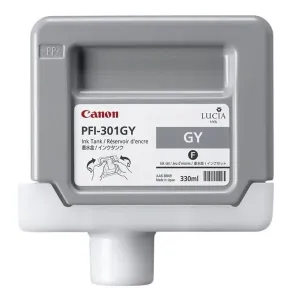 Canon PFI-306GY, 6666B001 sivá (grey) originálna cartridge