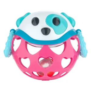 Canpol babies interaktívna hračka s hrkálkou ružový psík 1 ks