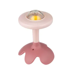 Canpol babies Sensory Rattle With Teether Pink 1 ks hračka pre deti