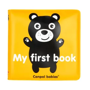 Canpol babies Soft Playbook kontrastná edukatívna knižka s pískadlom 1 ks