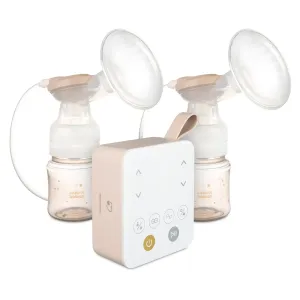Canpol babies ExpressCare dvojitá elektrická odsávačka materského mlieka 2 v 1 s nosným nástavcom