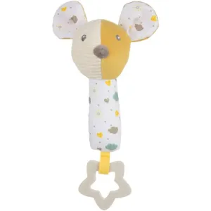 Canpol babies Mouse hebká pískacia hračka s hryzadielkom 0m+ 1 ks