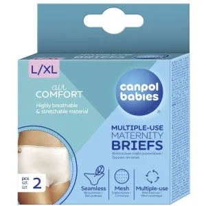 Canpol babies Air Comfort Multiple-Use Maternity Briefs L/XL 2 ks popôrodné nohavičky pre ženy
