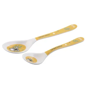 Canpol babies Exotic Animals Melamine Spoons 9m+ Yellow 2 ks riad pre deti