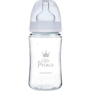 Canpol babies Royal Baby Easy Start Anti-Colic Bottle Little Prince 3m+ 240 ml dojčenská fľaša pre deti