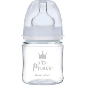 Canpol babies Royal Baby Easy Start Anti-Colic Bottle Little Prince 0m+ 120 ml dojčenská fľaša pre deti