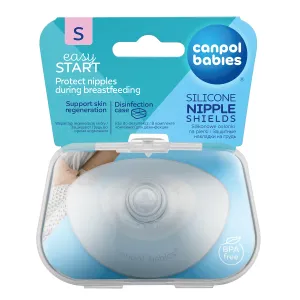 Canpol babies Easy Start Silicone Nipple Shields S 2 ks vložky do podprsenky pre ženy