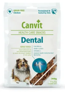 Maškrta Canvit Health snack pre zdravé zuby psov 200g #135224