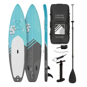 Capital Sports Lanikai Cruiser 10.8, nafukovací paddelboard, súprava so SUP doskou, 330 × 77 × 15