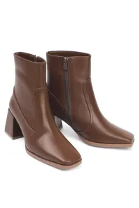 Capone Outfitters Blunt Toe Side Zipper Women's Boots #7666809