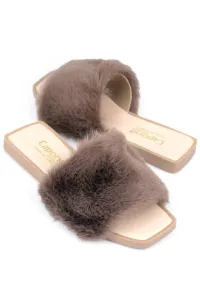 Capone Outfitters Capone 63 Women's Hairy Slippers #8347959