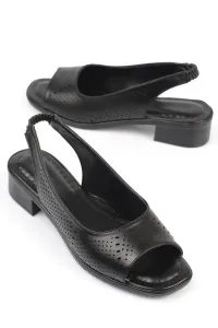 Capone Outfitters Capone Black Women's Open Toe Heels Shoes