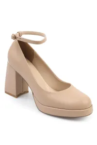 Capone Outfitters Capone Round Toe Ankle Strap Platform Women's Shoes