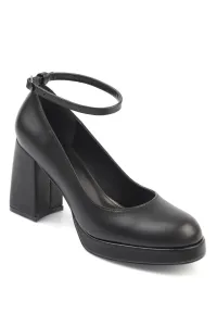 Capone Outfitters Capone Round Toe Ankle Strap Platform Women's Shoes #8994669