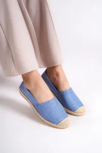 Capone Outfitters Espadrilles - Blue - Flat