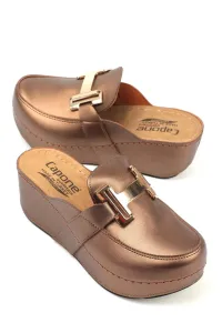Capone Outfitters Anatomical Soft Comfortable Sole Wedge Heeled Mother Slippers #7421194