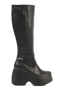 Capone Outfitters Round Toe Platform Heeled Tall Women's Boots