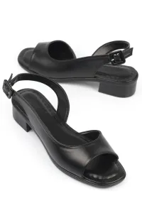 Capone Outfitters Women's Shoes with Pad Inside and Open Side Buckle
