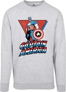 Captain America Tričko Crewneck Muži Grey XL