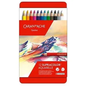 CARAN D'ACHE Supracolor Aquarelle 12 farieb