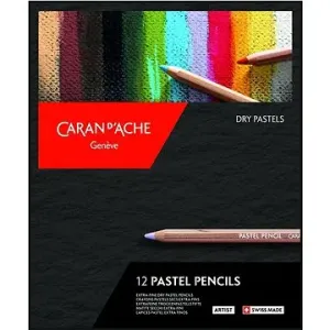 CARAN D'ACHE Umelecké pastely v ceruzke 12 farieb
