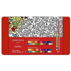 CARAN D’ACHE Keith Haring, Neocolor II Aquarelle, 42 + 40 ks