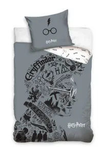 Carbotex Bavlnené obliečky Harry Potter Portrét svietiace, 140 x 200 cm, 70 x 90 cm