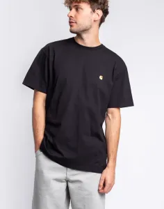 Carhartt WIP S/S Chase T-Shirt Black / Gold M