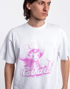 Carhartt WIP S/S Buddy T-Shirt White / Pink L