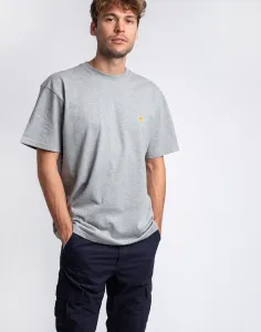 Carhartt WIP S/S Chase T-Shirt Grey Heather/Gold M