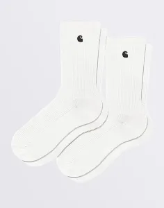 Ponožky Carhartt WIP Madison Pack ponožky I030923 Biela / čierna
