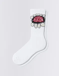 Carhartt WIP Pixer Flower Socks White