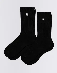 Ponožky Carhartt WIP Madison Pack ponožky I030923 Čierna / biela