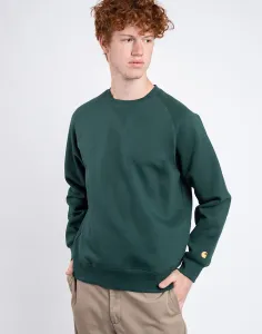 Carhartt WIP Chase Sweat Discovery Green/Gold XL