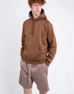 Carhartt WIP Hooded Chase Sweat Tamarind/Gold S