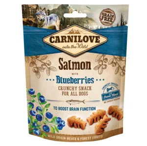 Carnilove Dog Crunchy Snack Salmon,Blueberries,Meat 200g