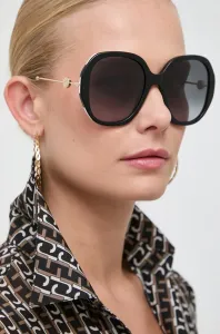Slnečné okuliare Carolina Herrera dámske, čierna farba #1453030