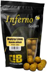Carp inferno boilies nutra line banán oliheň - 250 g 20 mm #5954802