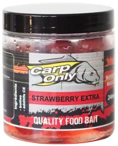 Carp only dipované boilies strawberry extra 250 ml - 16 mm