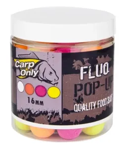 Carp only fluo pop up boilie 80 g 16 mm-white