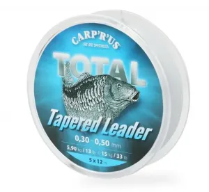Carp'r' us ujímáný šokový vlasec total tapered line - priemer 0,28-0,50 mm