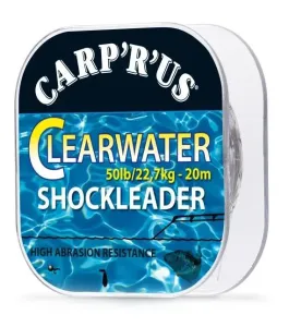 Carp´r´us clearwater shockleader 20 m crystal - nosnosť 50 lb