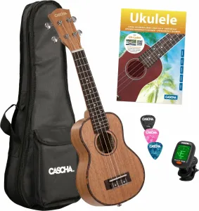 Cascha HH 2027 Premium Sopránové ukulele Natural #8195521