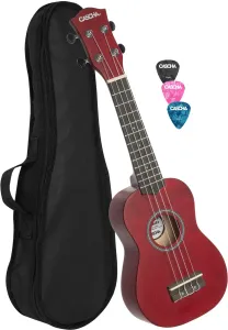 Cascha HH 3961 Sopránové ukulele Red